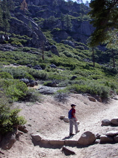 Stefan on the Monday hike